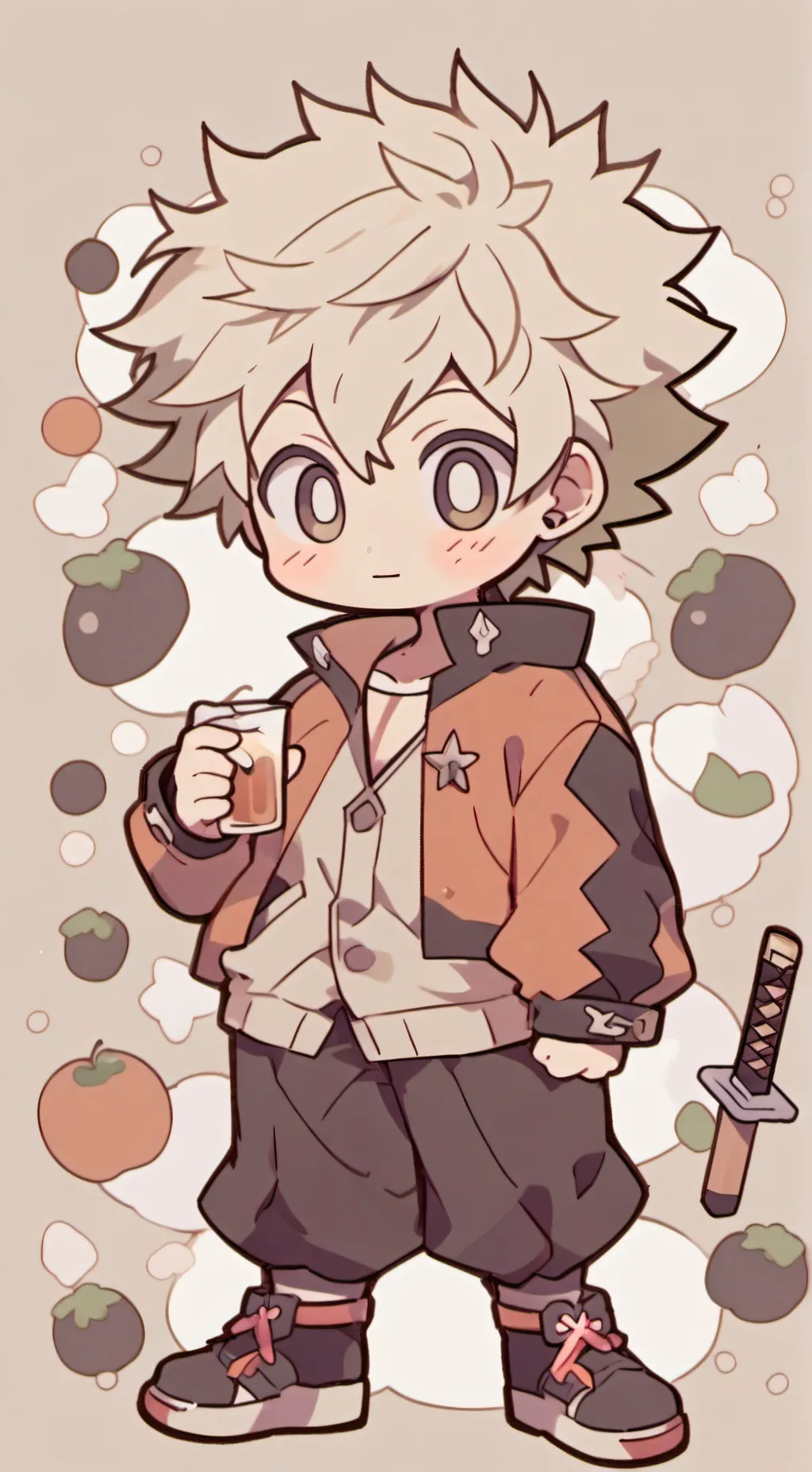ai character: bakugo mha background