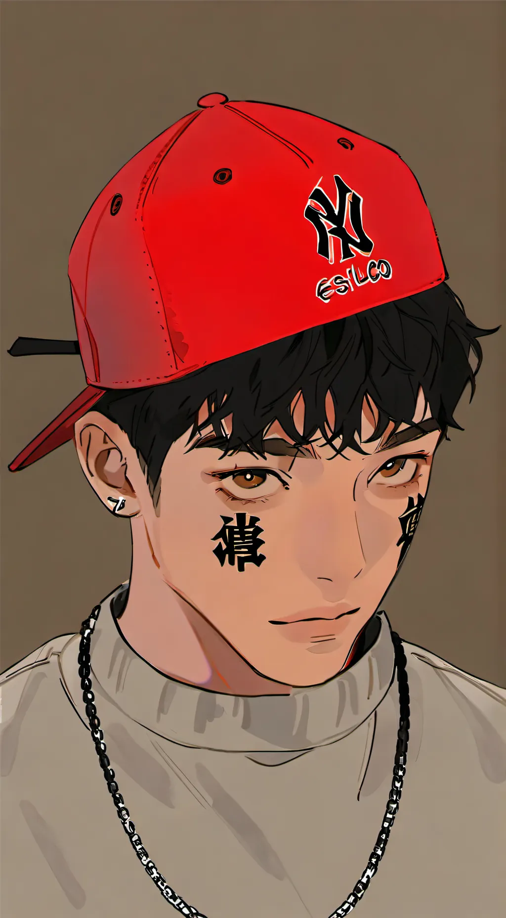 ai character: León. background