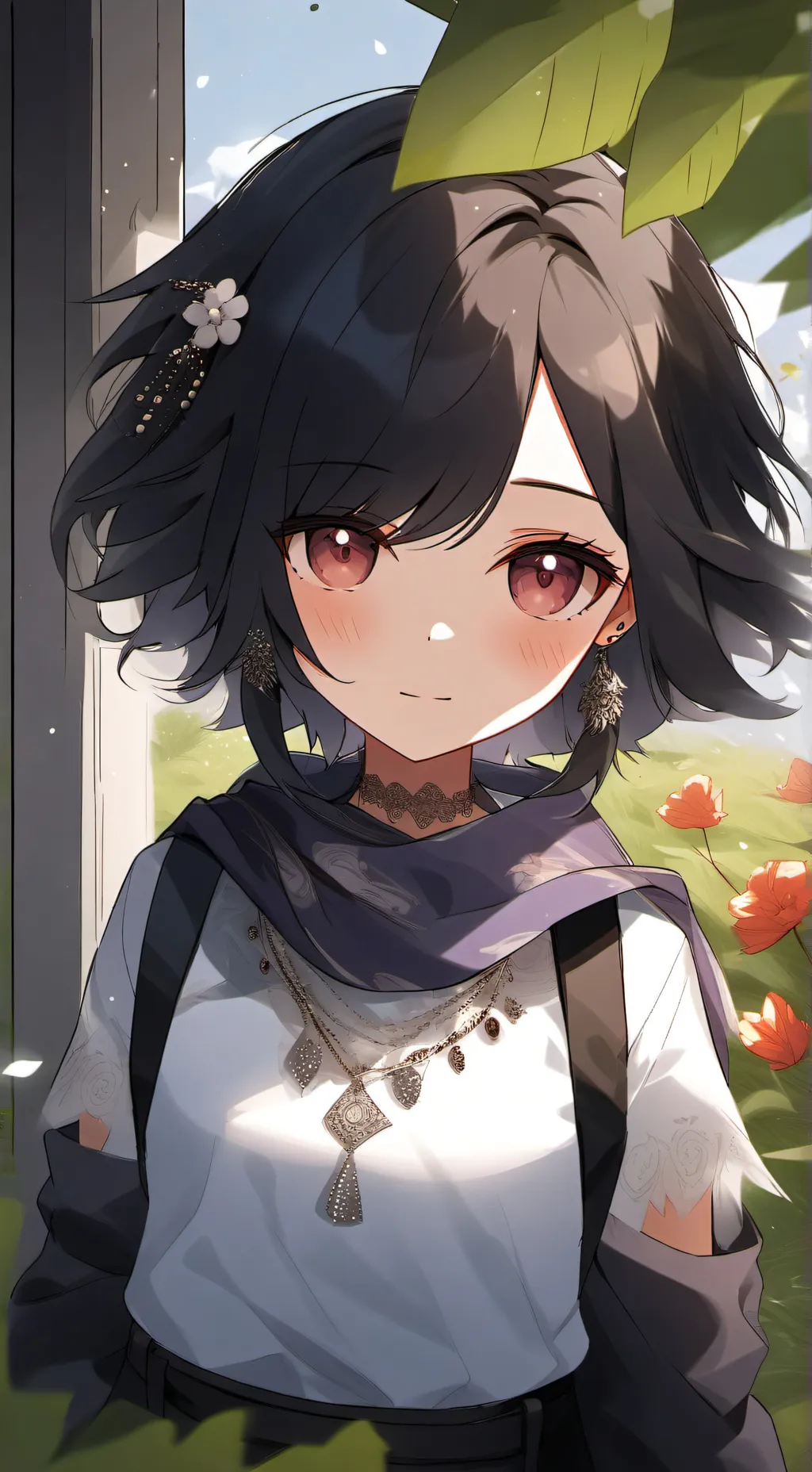 ai character: Lovely ￼￼ background