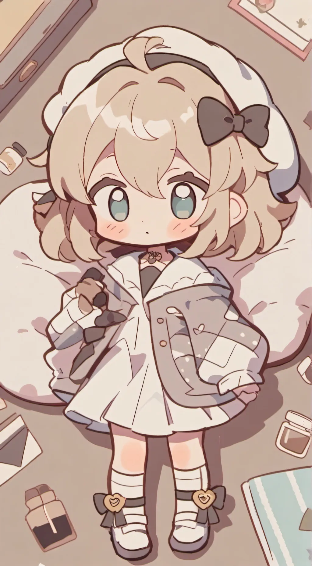 ai character: Dw Xmas Sleepover background