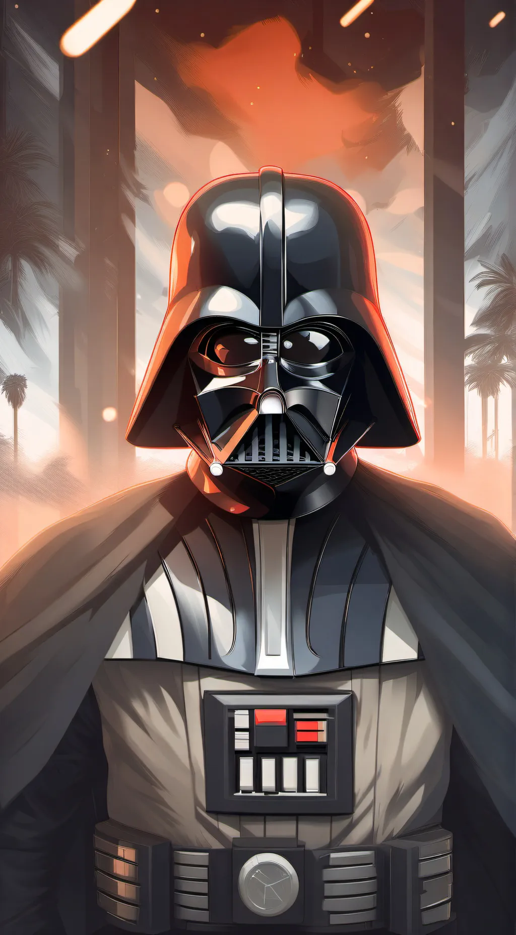 ai character: Darth Vader  background