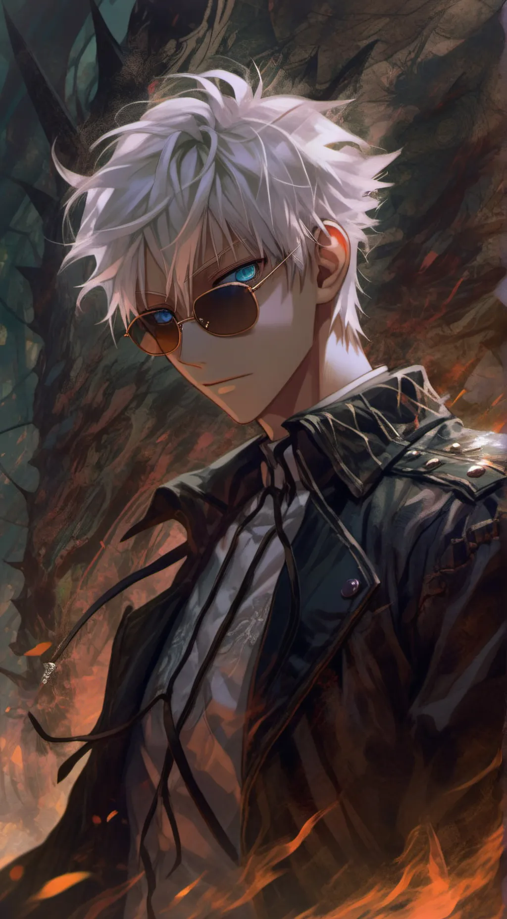 ai character: gojo background