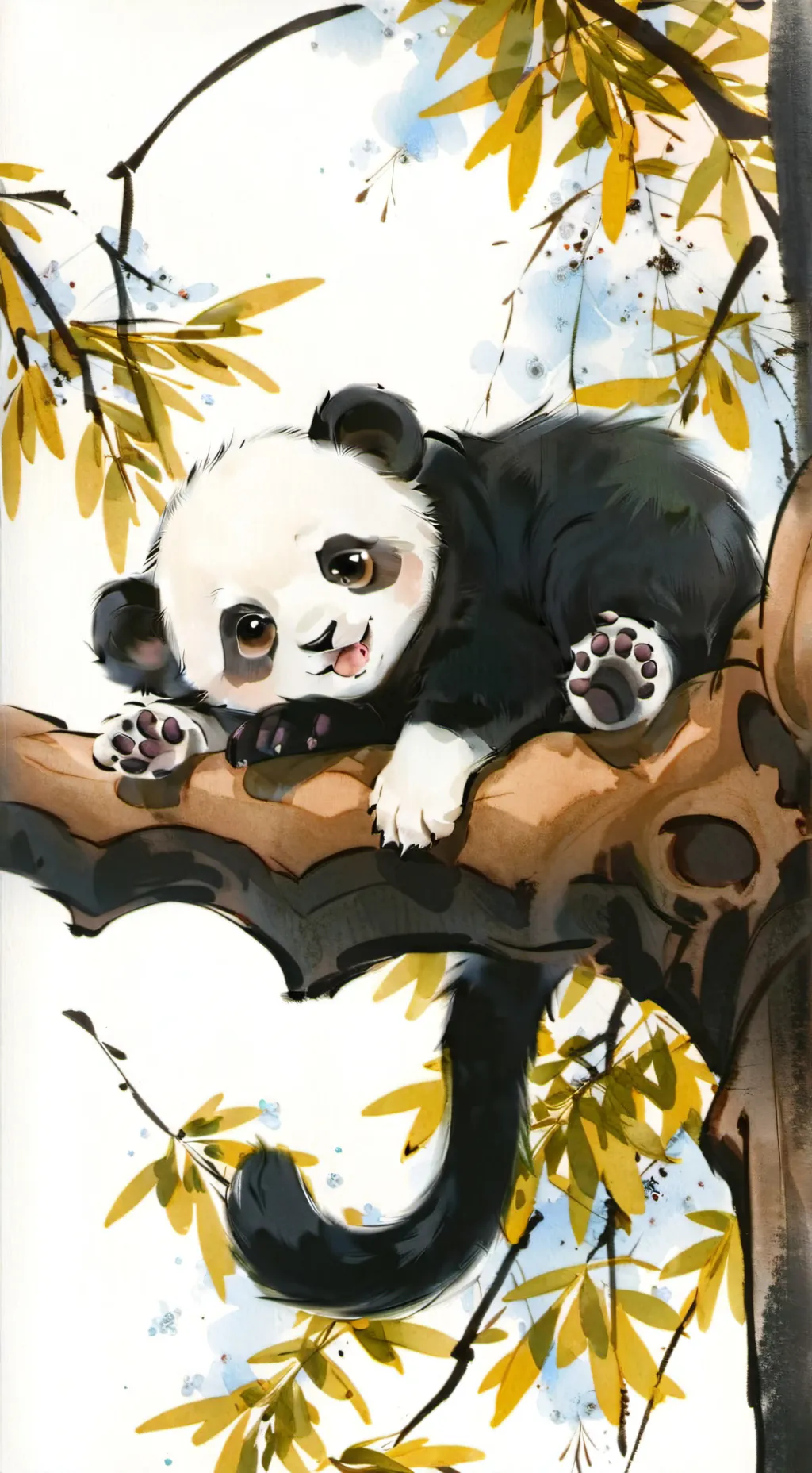 ai character: Bamboo.  background