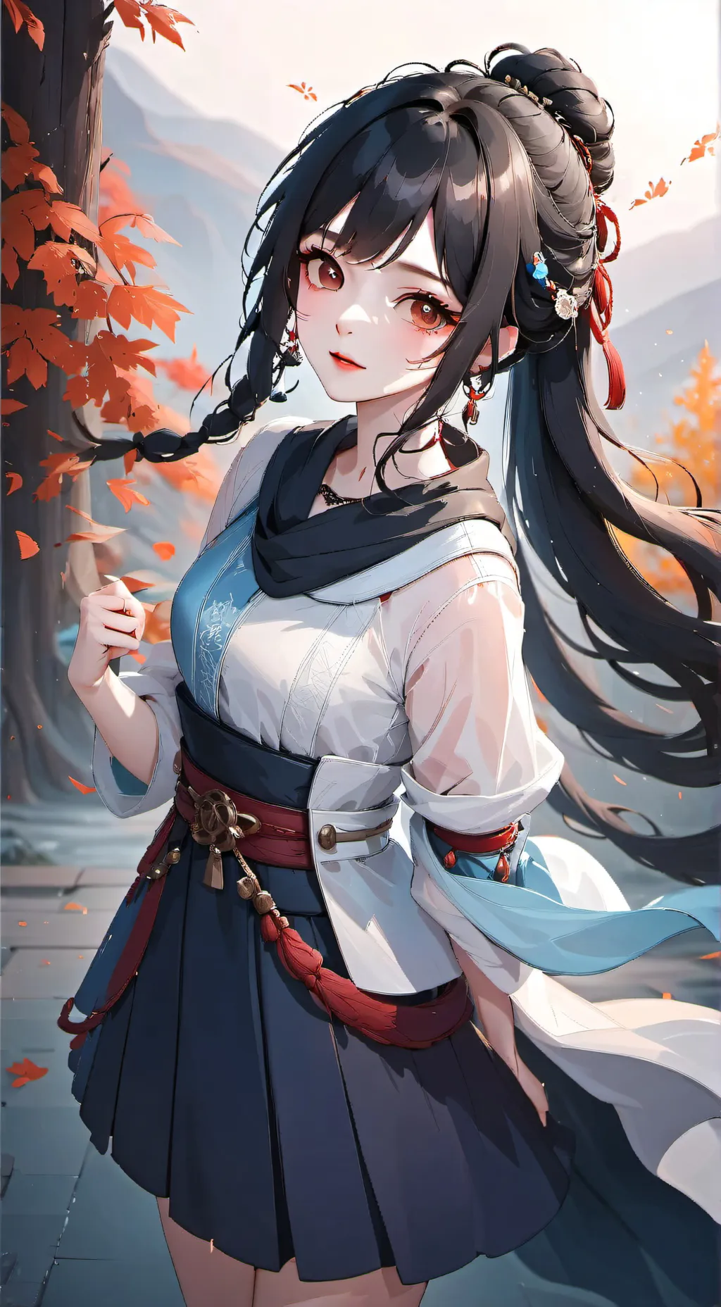 ai character: Demon yoriichi background