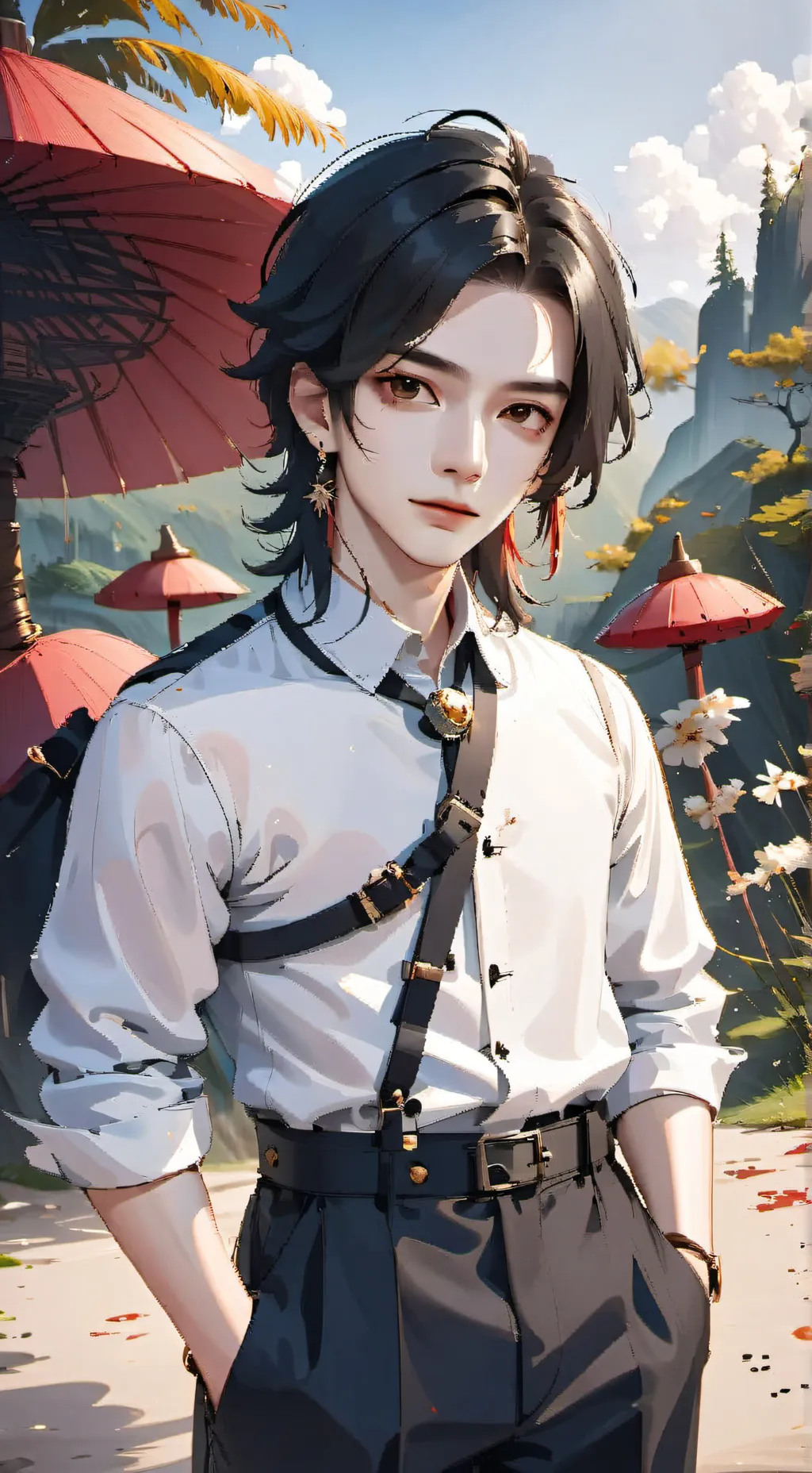 ai character: LIN background