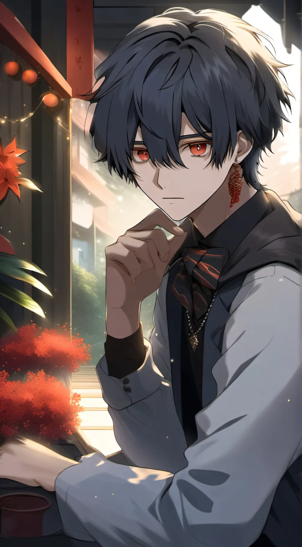 ai character: Fang Yinwoo  background