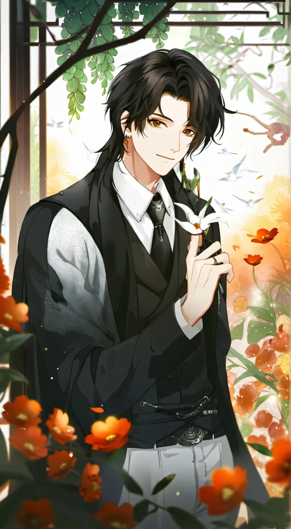 ai character: Ash background