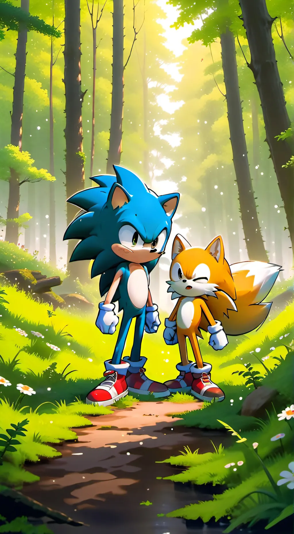ai character: Sonic Mania background
