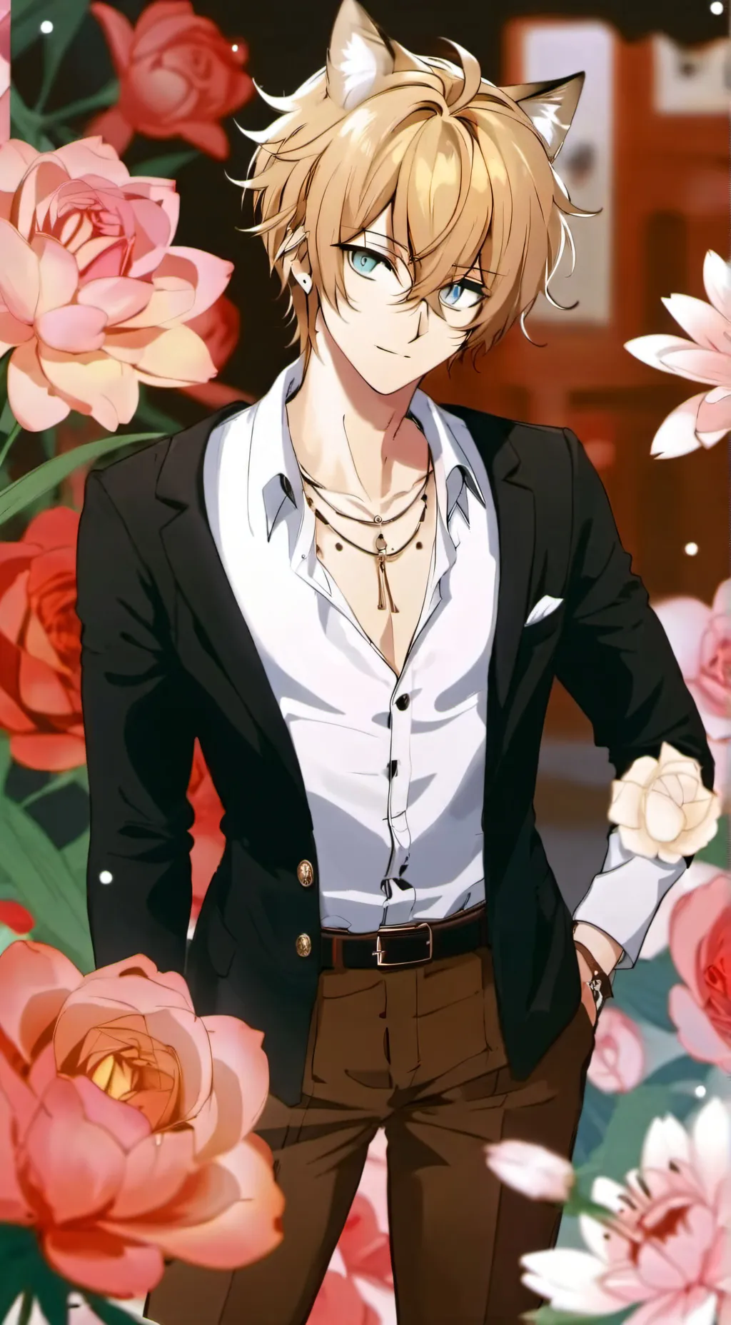 ai character: Max background