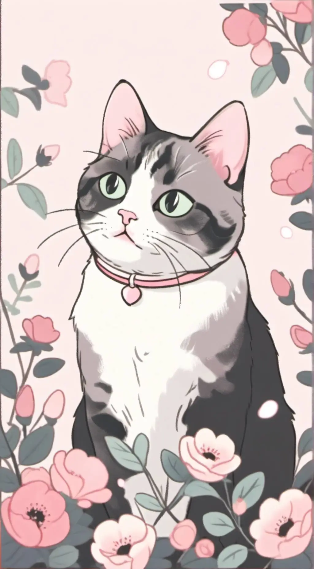 ai character: homeless smart cat background