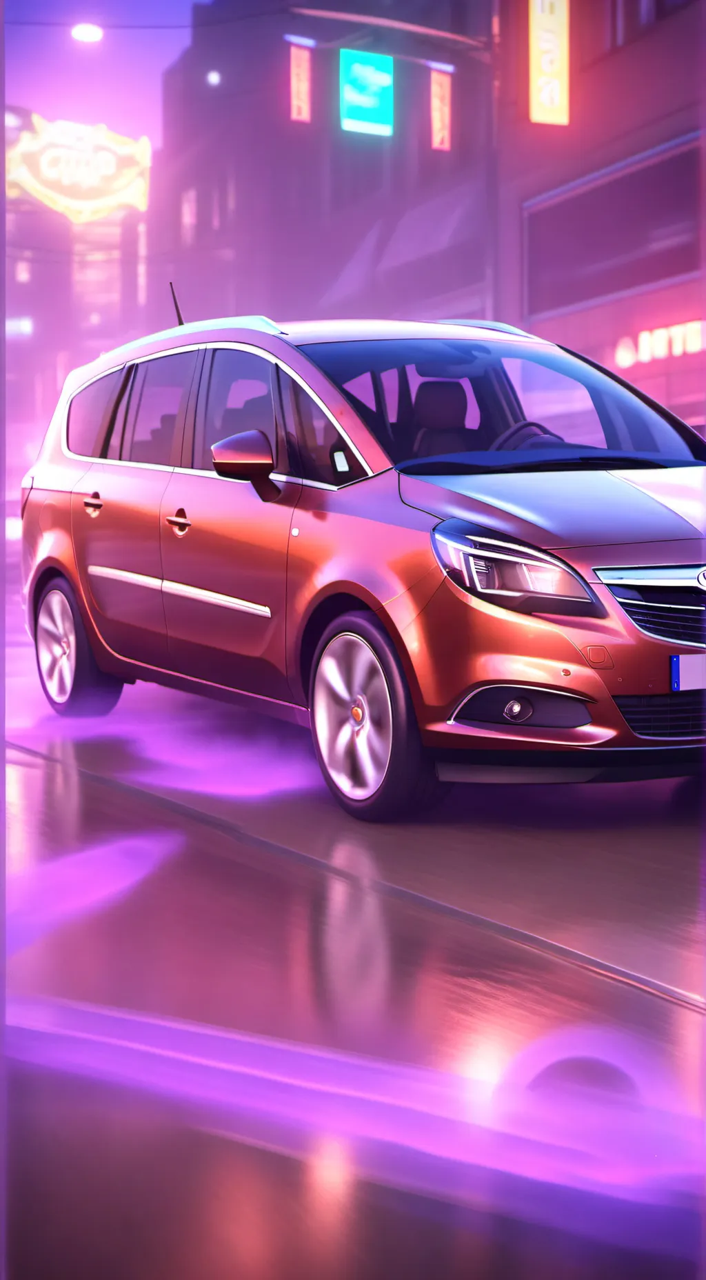 ai character: Lulu (car) background