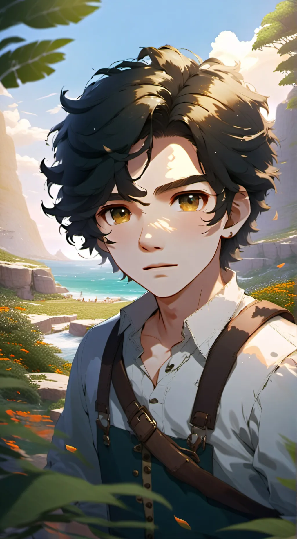 ai character: Leo Valdez maid background