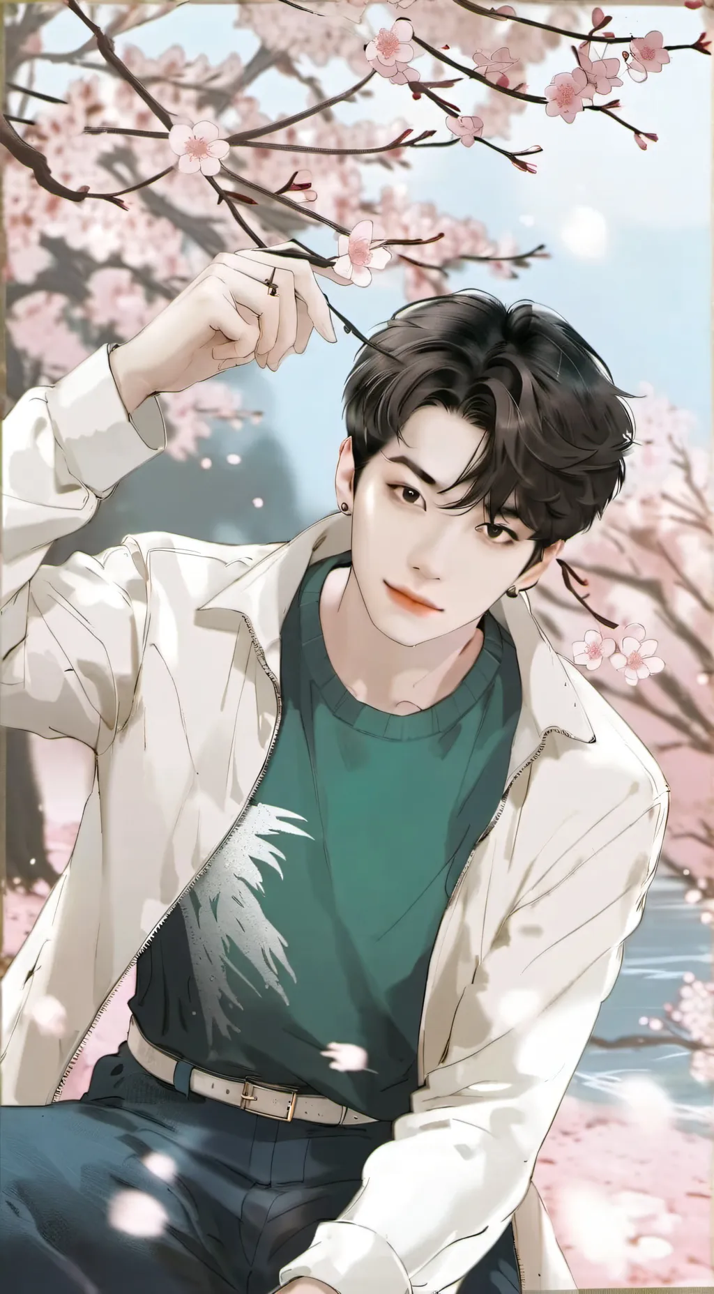 ai character: Jungkook #(Bts) background