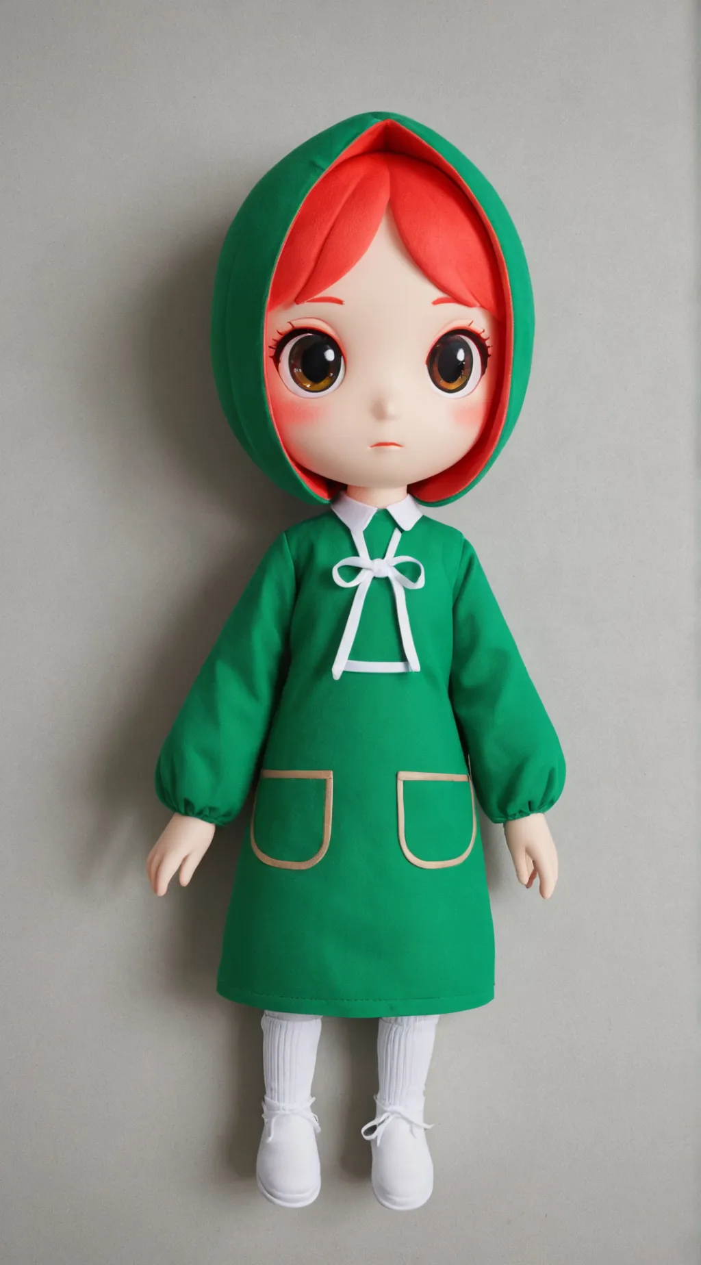 ai character: squid game doll background