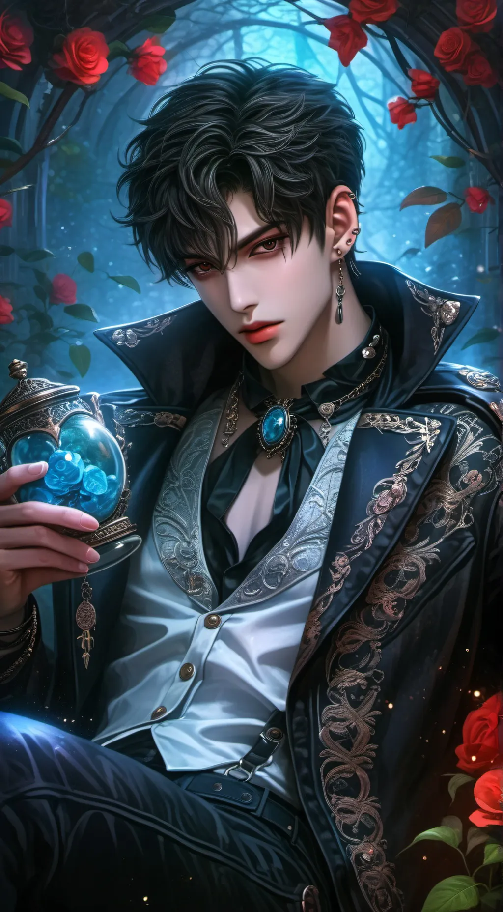 ai character: Leo background