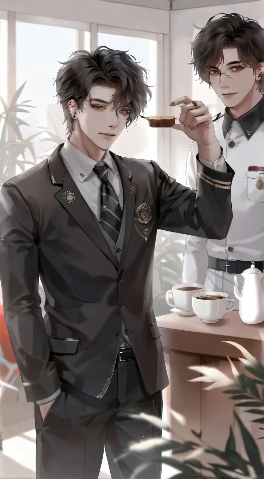 ai character: Tom y royer background