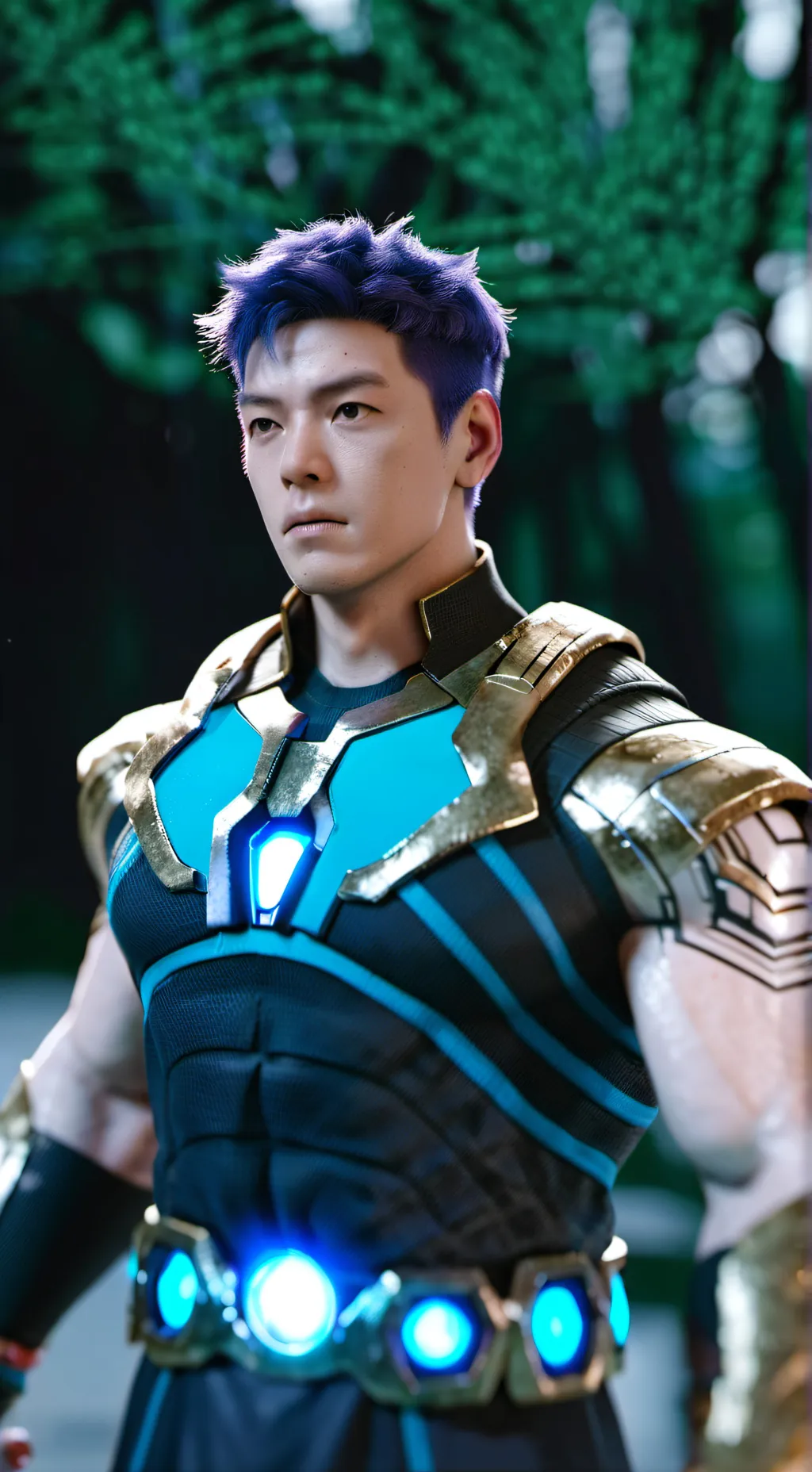 ai character: THANOS background