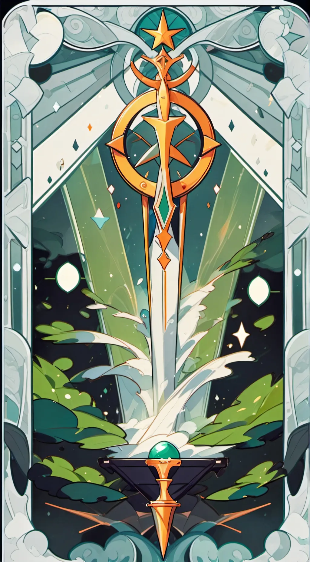 ai character: The land o stories background