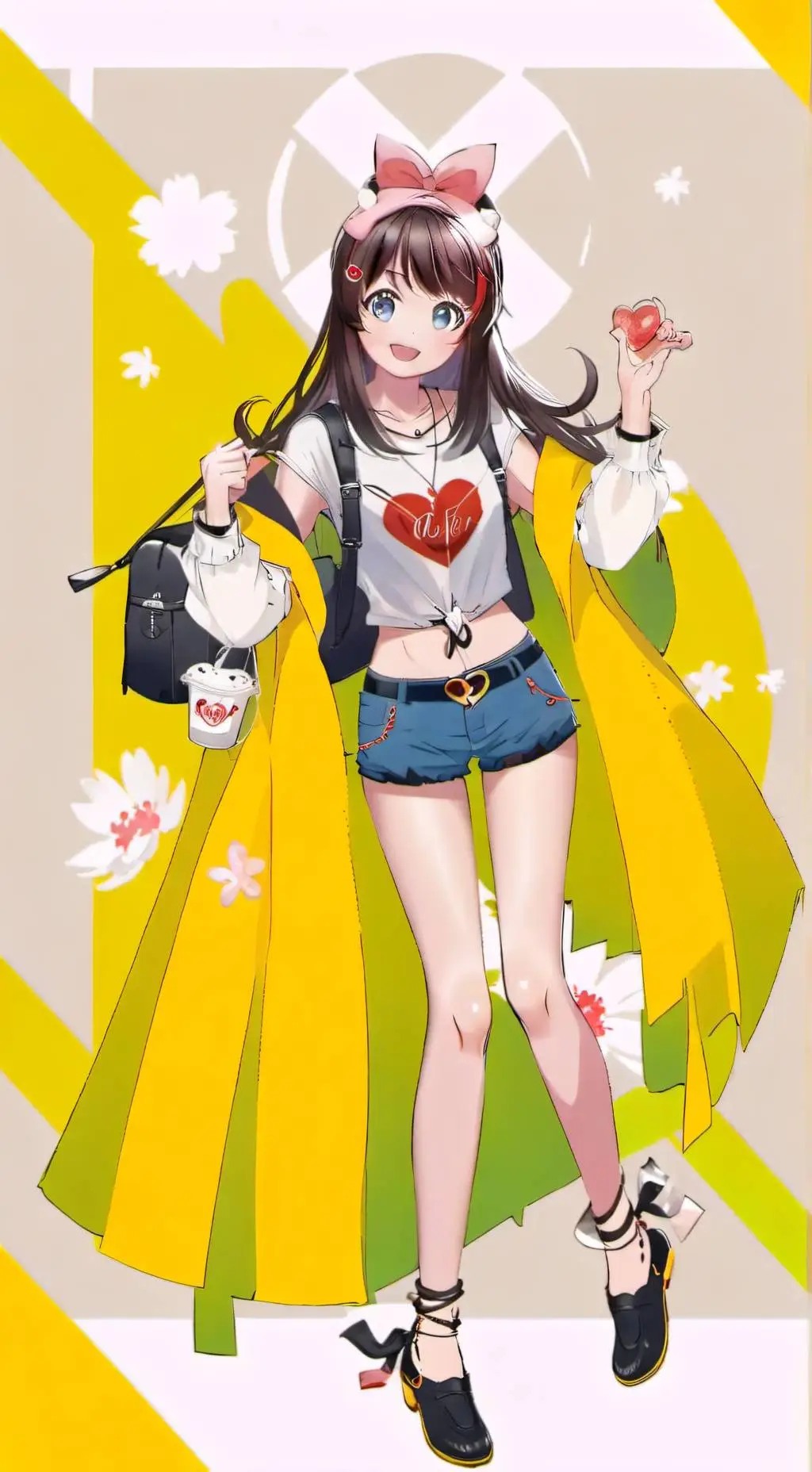 ai character: Kizuna ai background