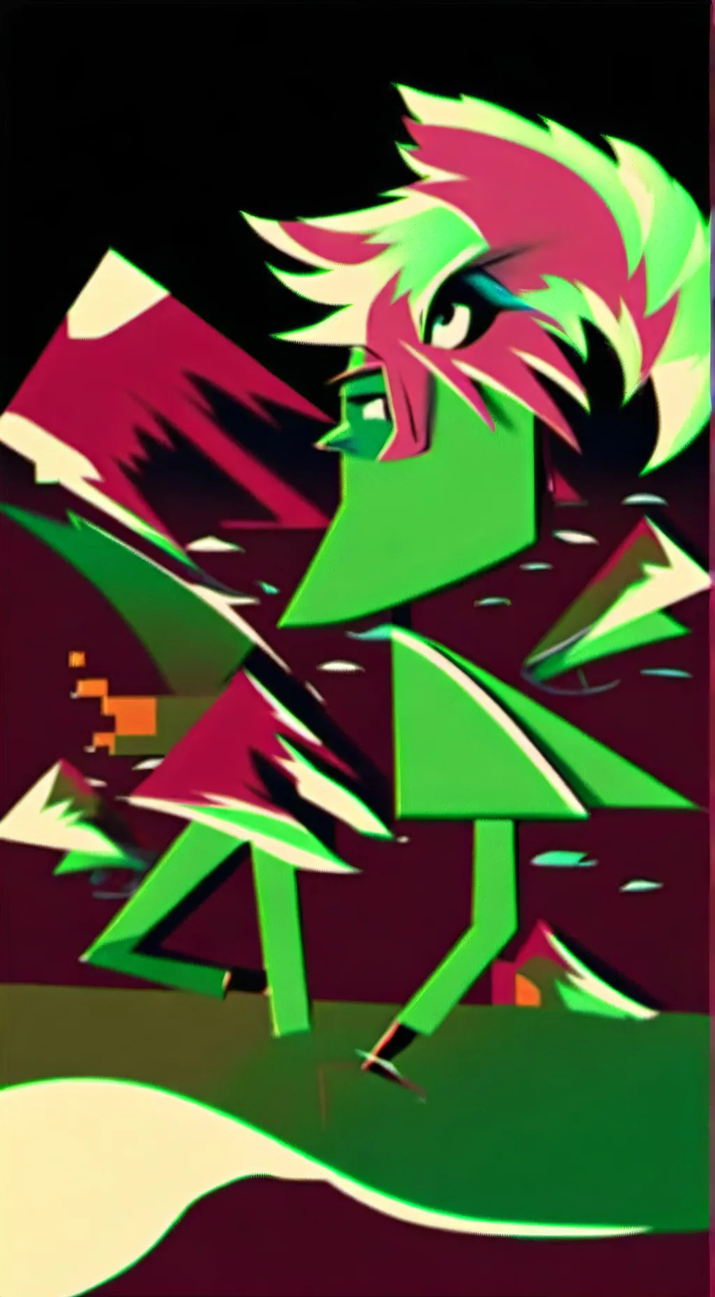 ai character: ∆missi zilla∆ background