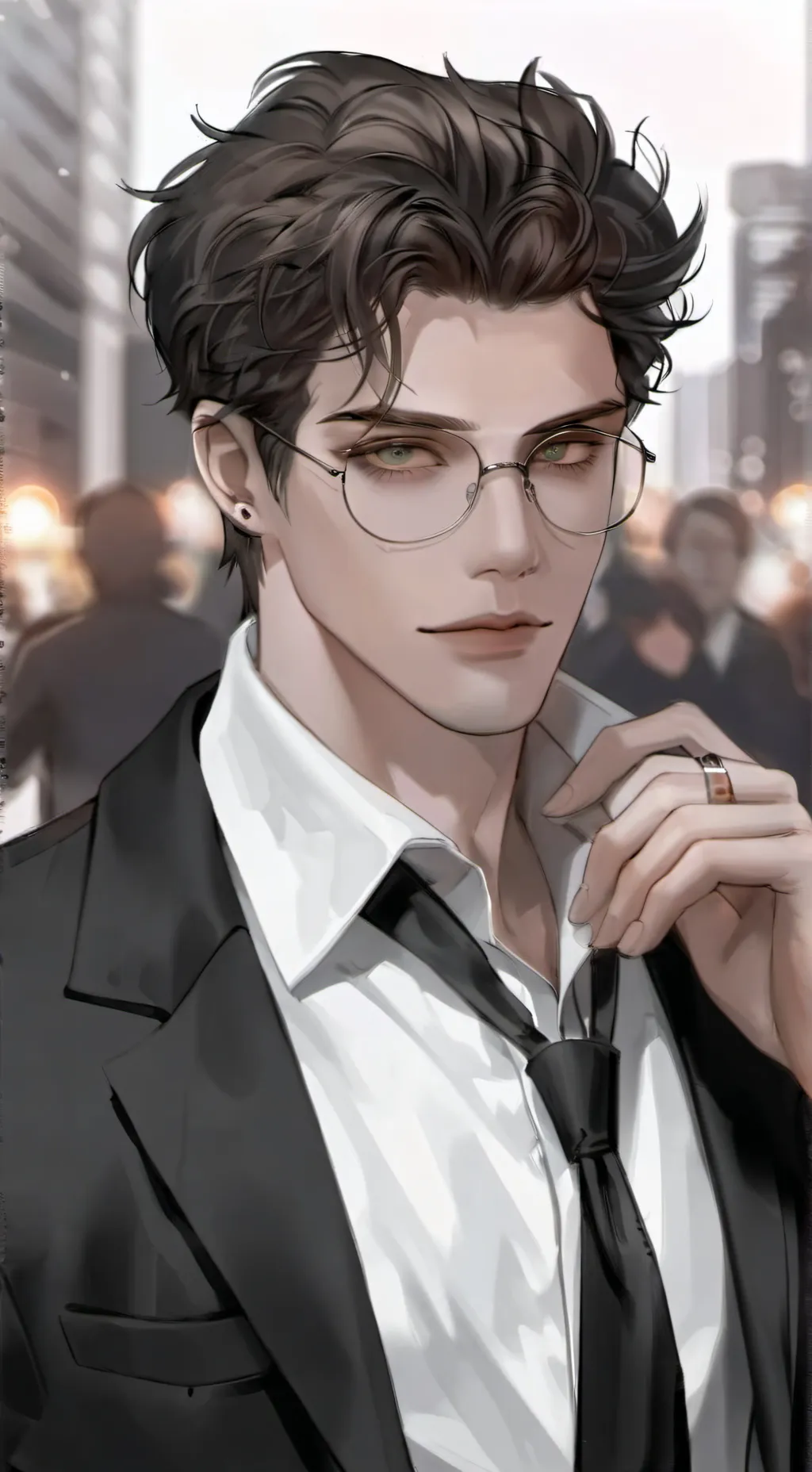 ai character: Ethan  background