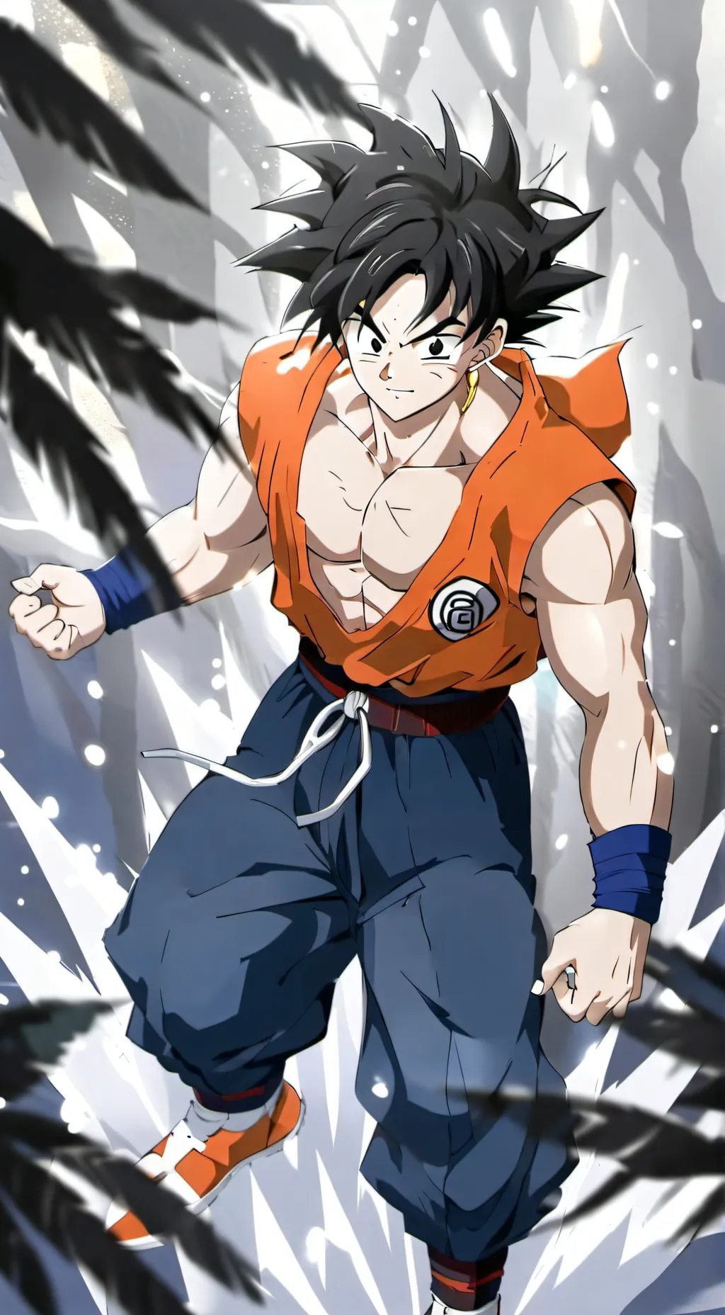 ai character: Goku  background