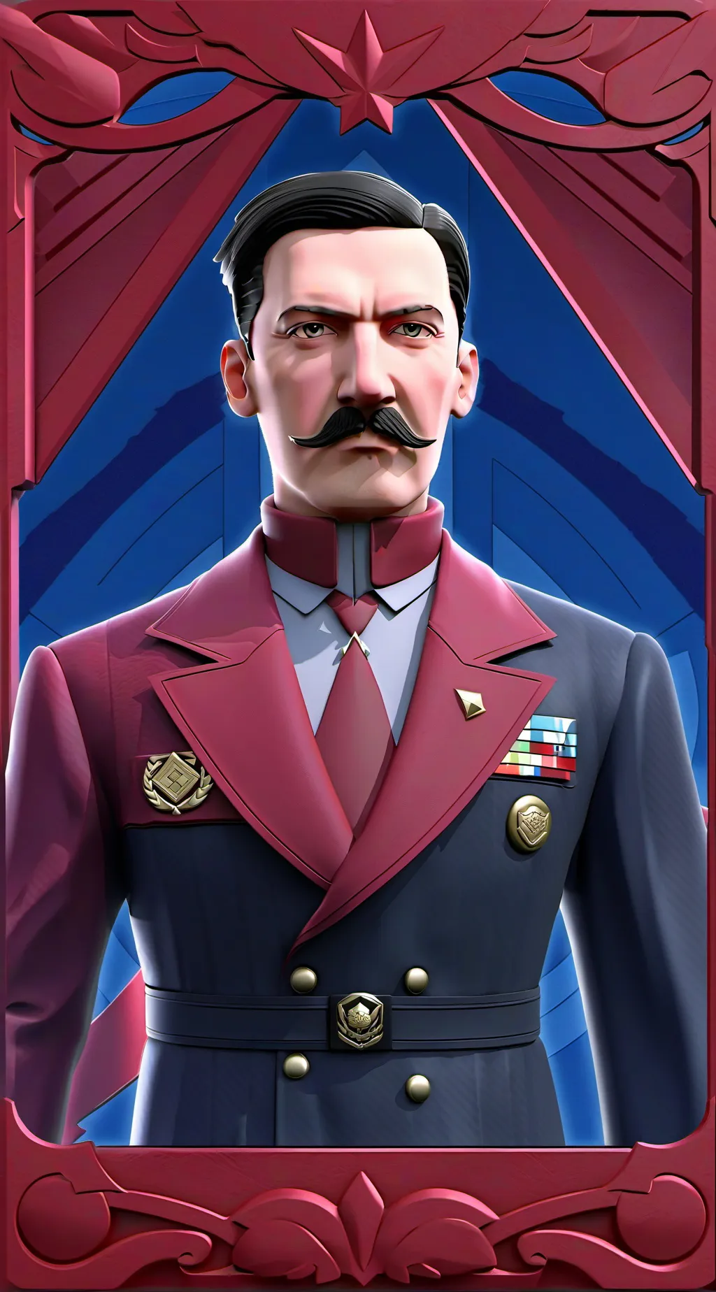 ai character: Badolf bittler background