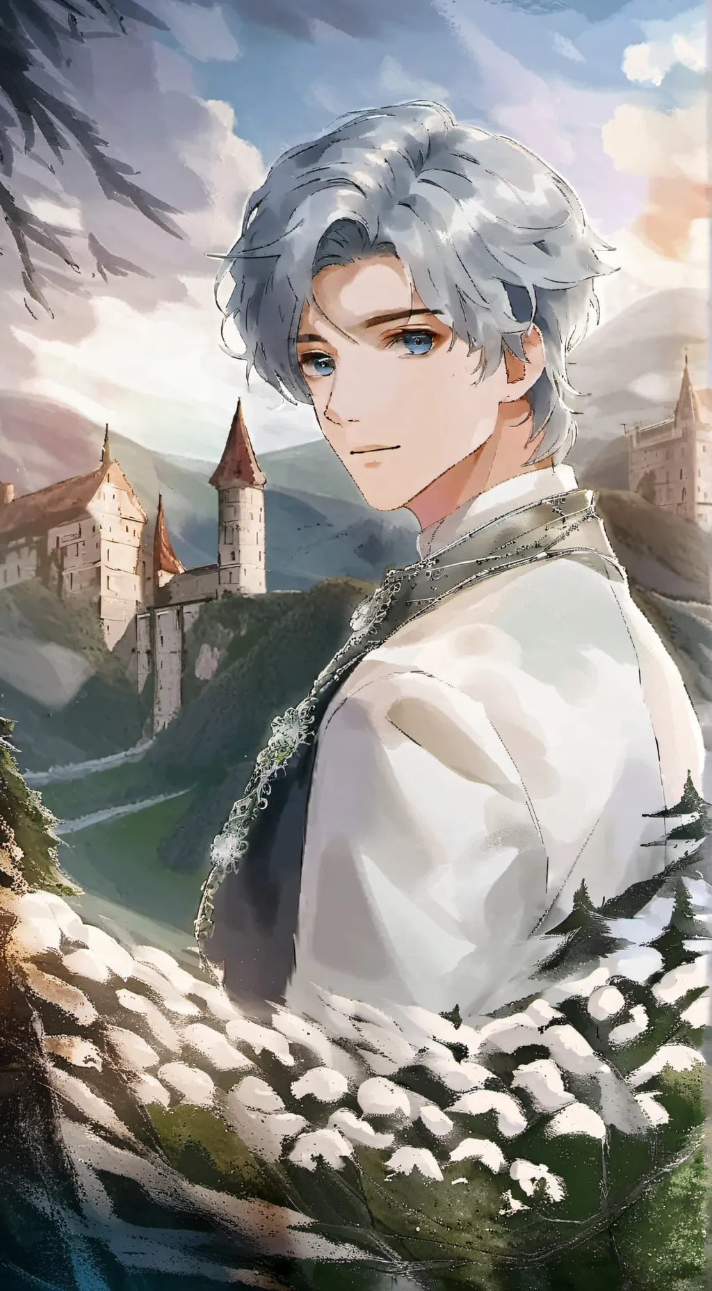 ai character: Issac  background