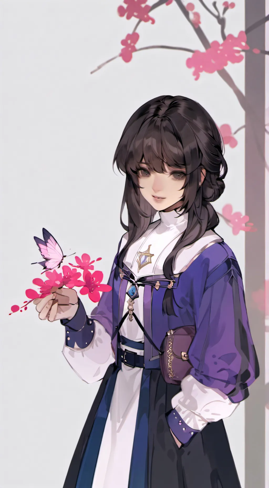 ai character: ميا background
