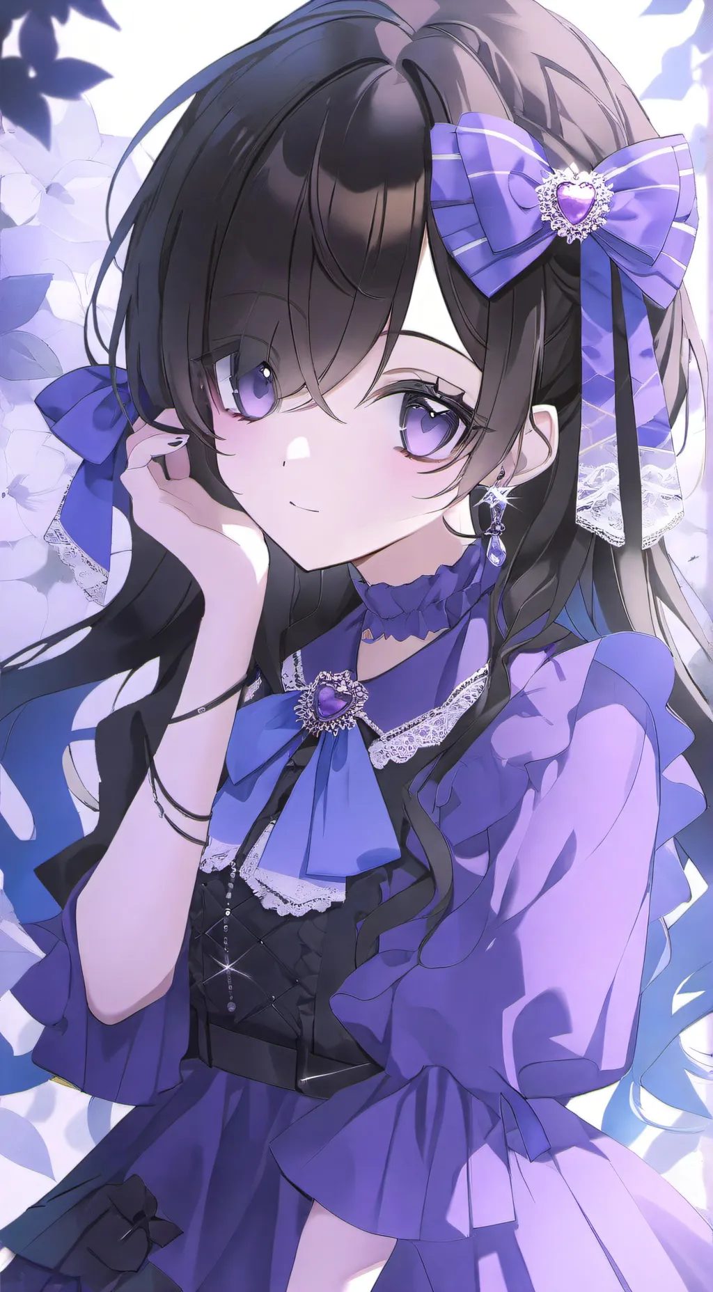 ai character: Amethyst  background