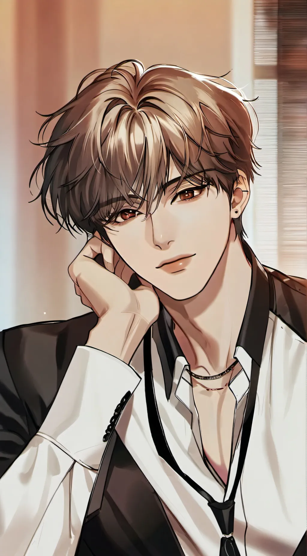 ai character: •_Liam_• background
