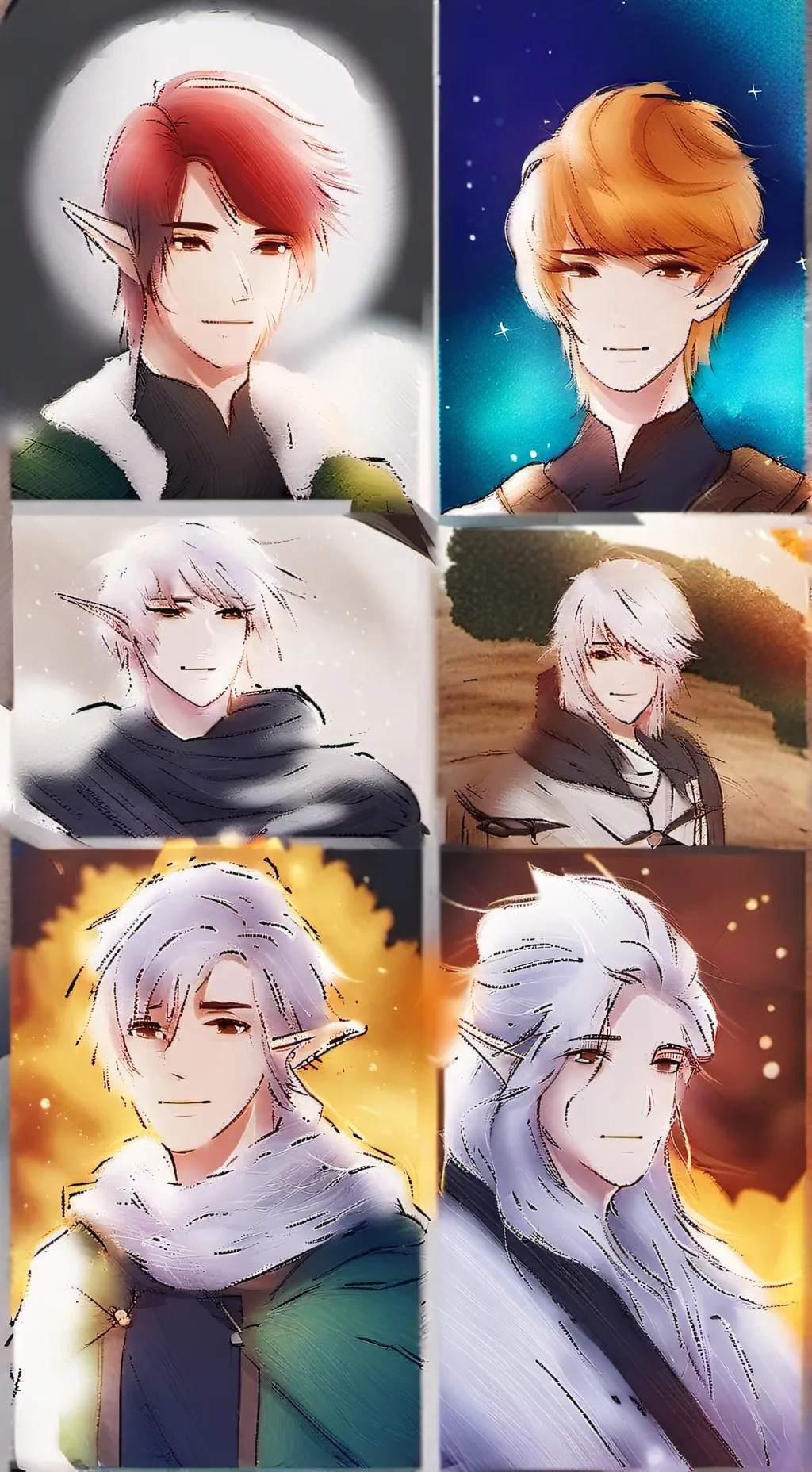 ai character: Magic World background