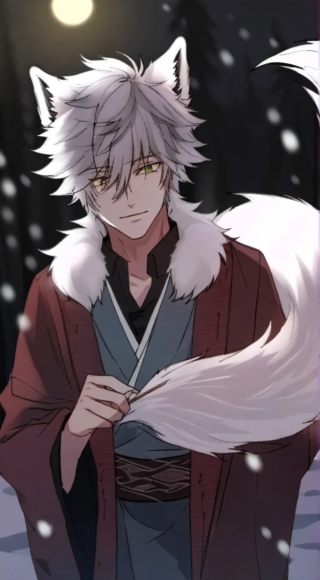 ai character: Espíritu polar background