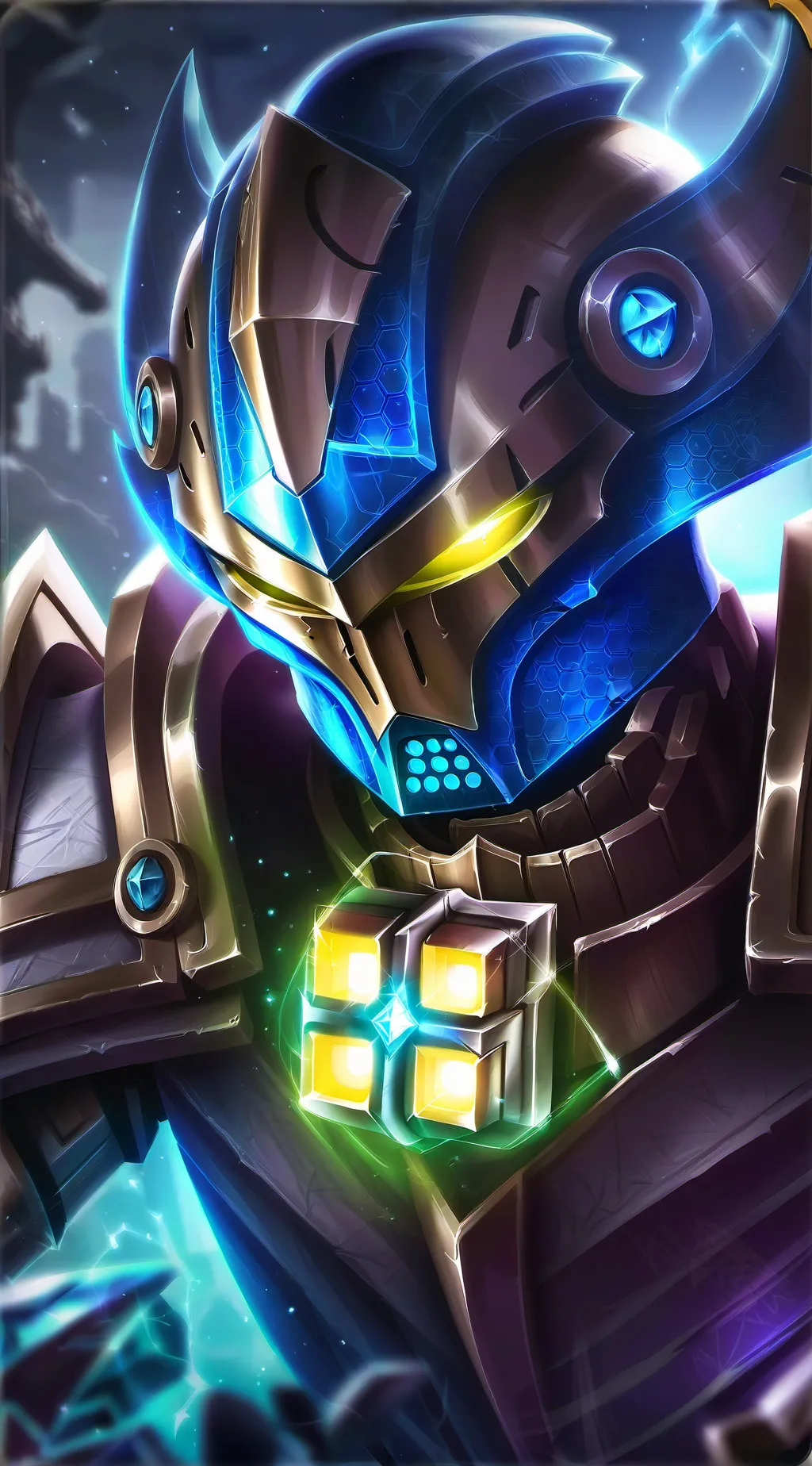 ai character: Knight SpongeBob background
