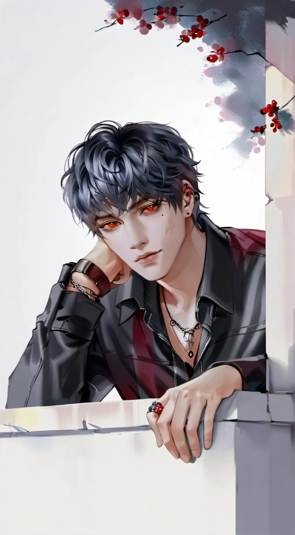 ai character: Xavier.. 👾 background