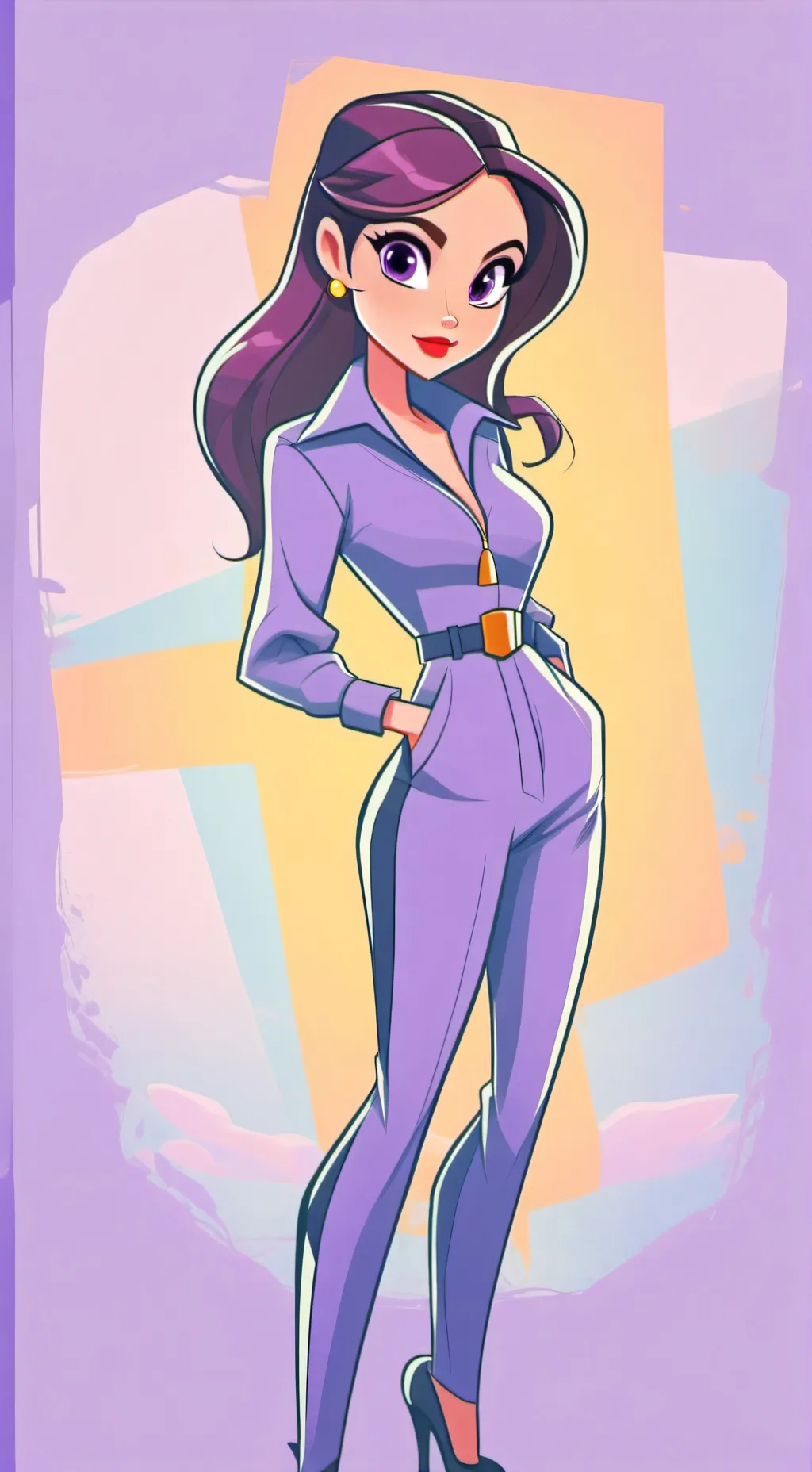 ai character: Mandy  background