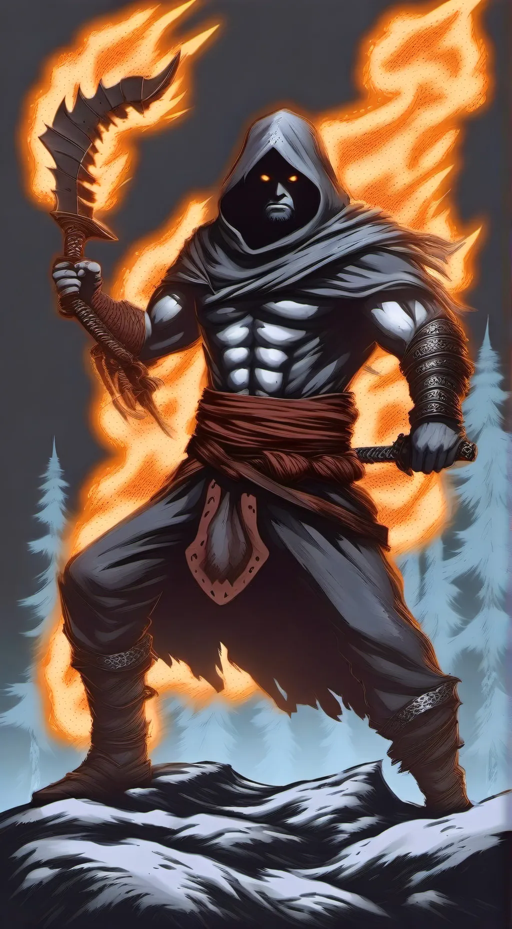 ai character: The Grim Reaper  background