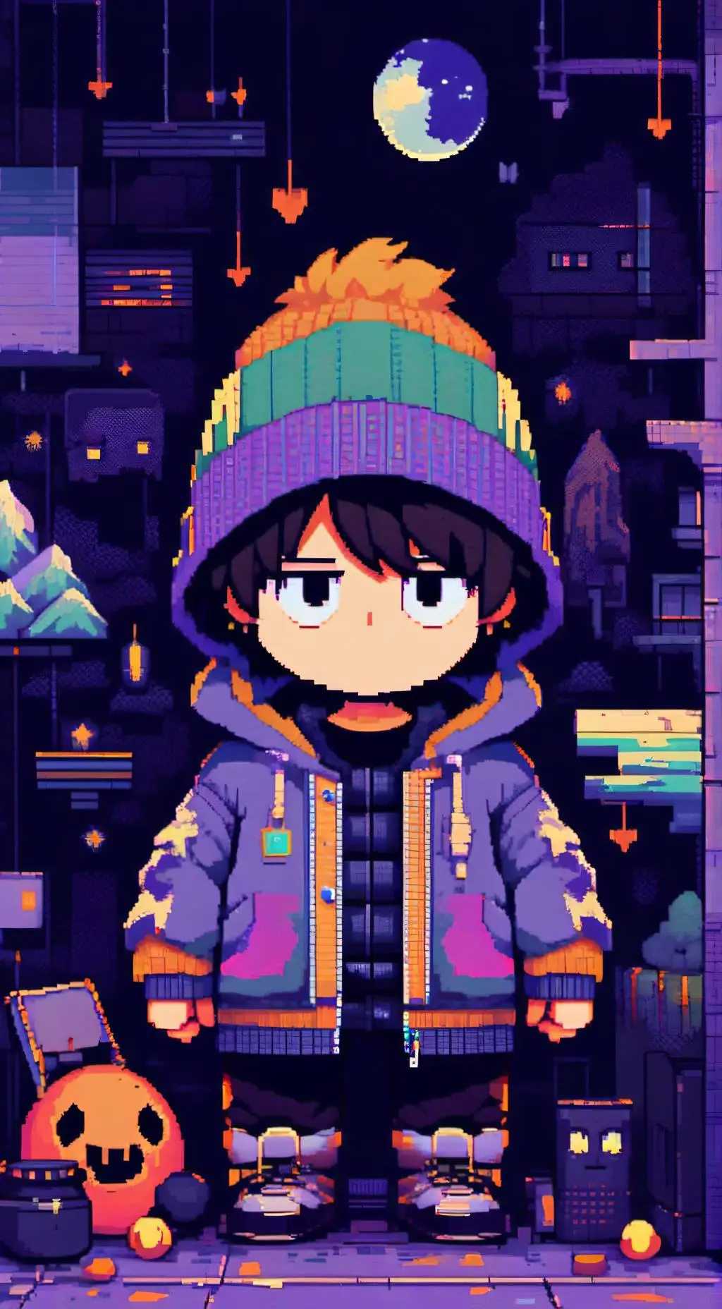 ai character: South Park  background