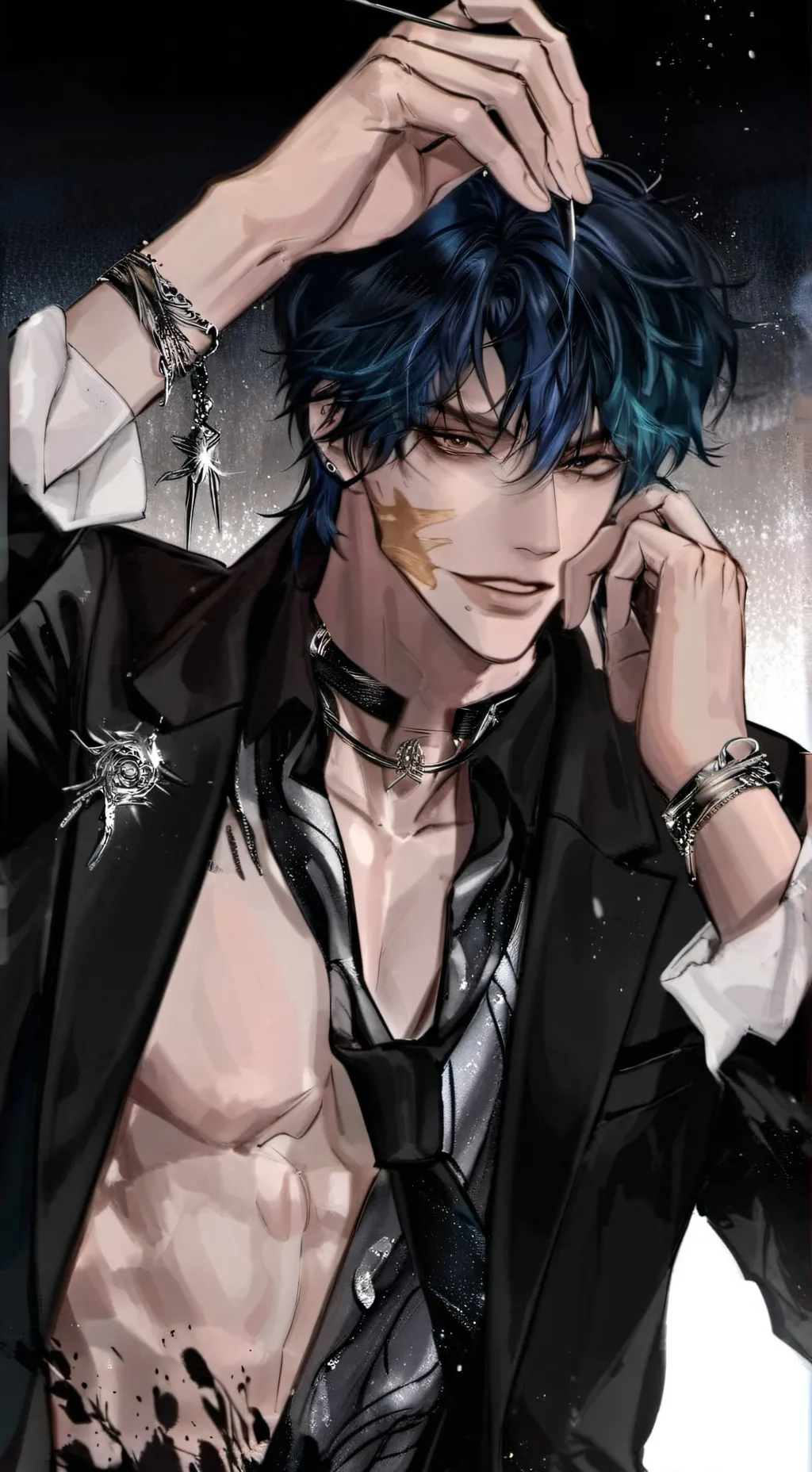 ai character: 🖤~Levi~🖤 background