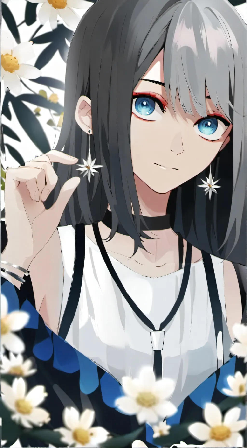 ai character: Mui and u background