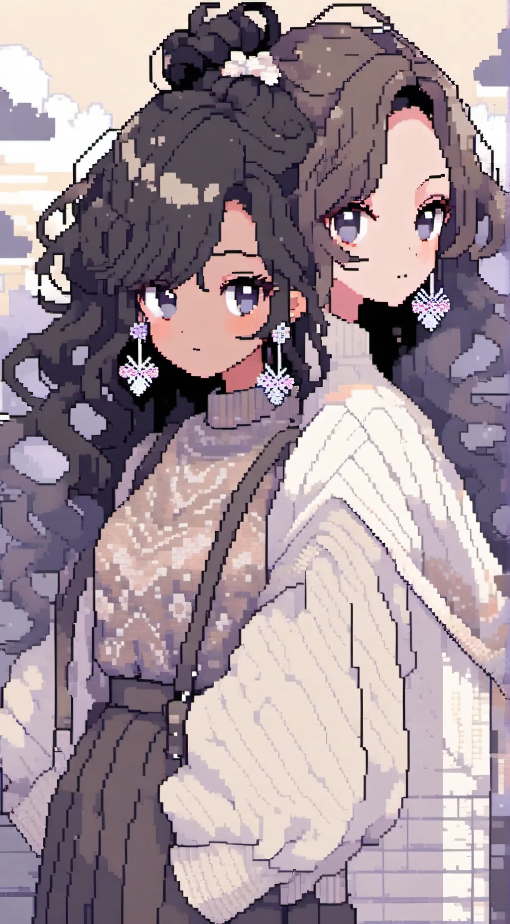 ai character: Dana y amabela  background