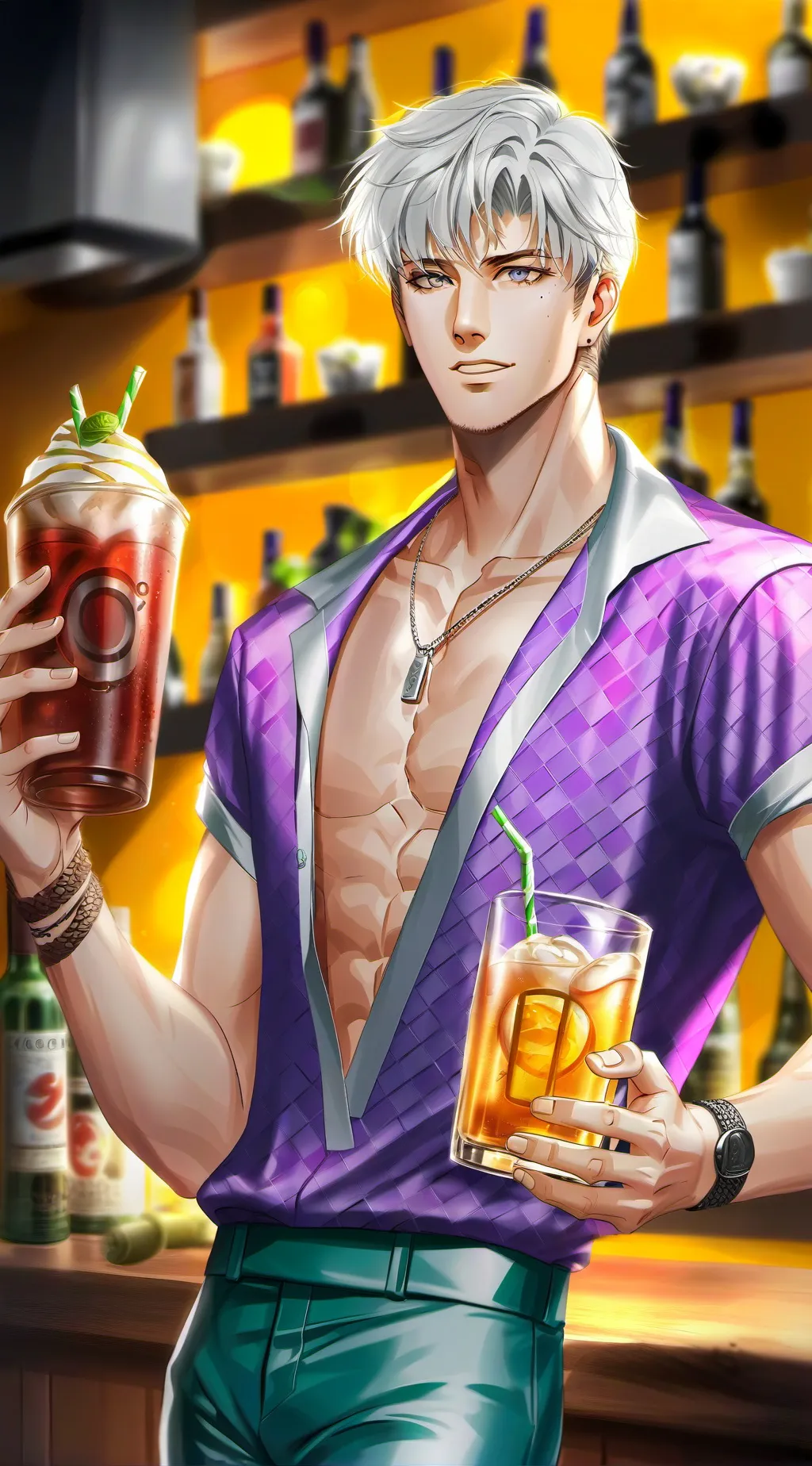 ai character: Drunk Night's Riva background