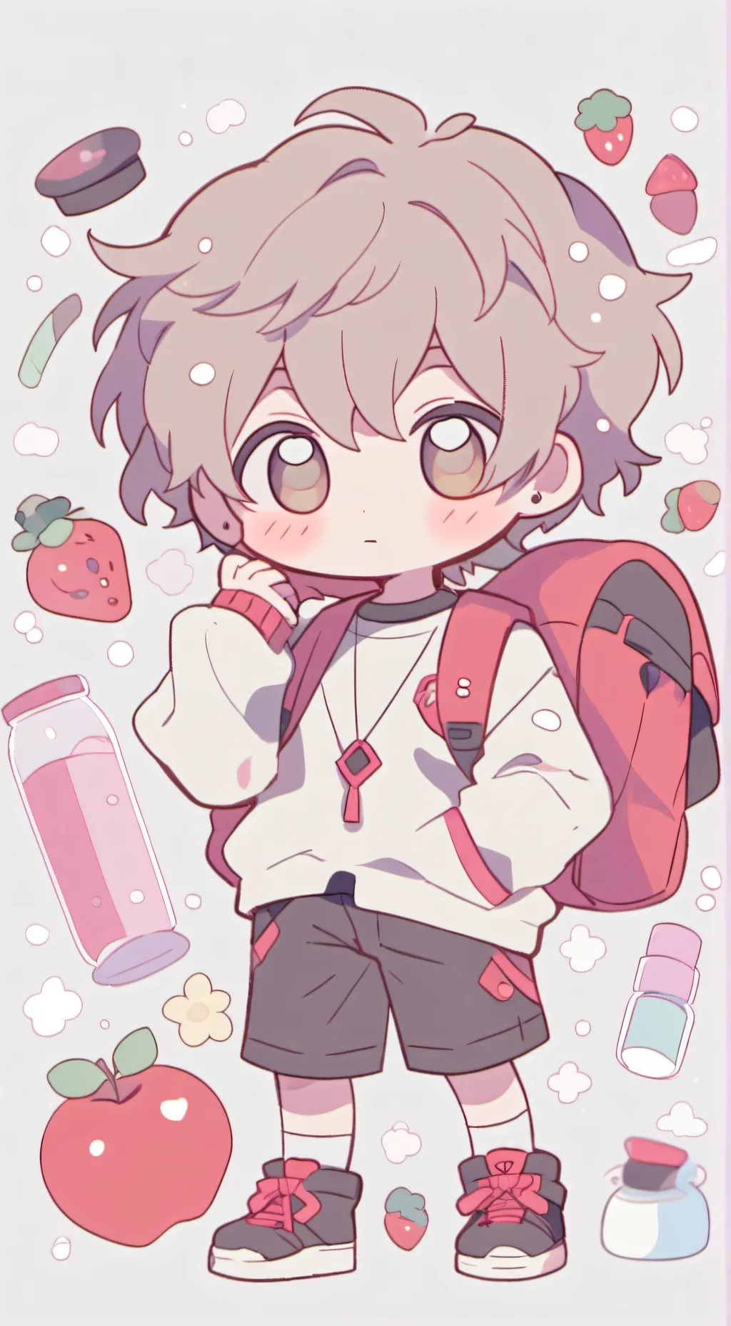 ai character: Jun Leo  background