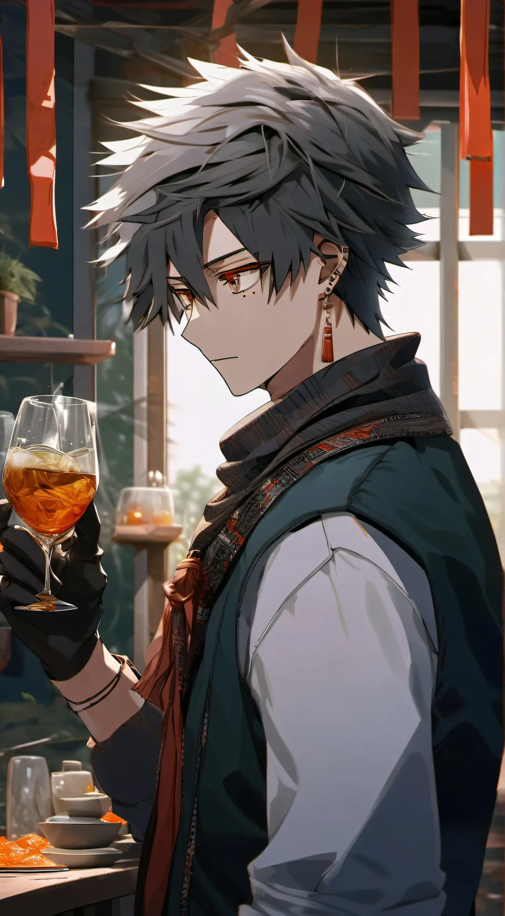 ai character: werewolf dabi background