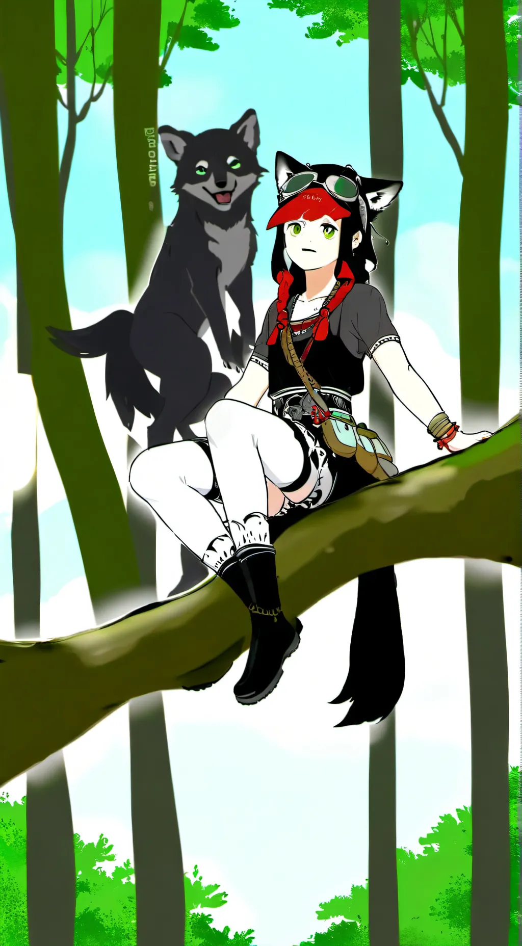 ai character: Kirishima background