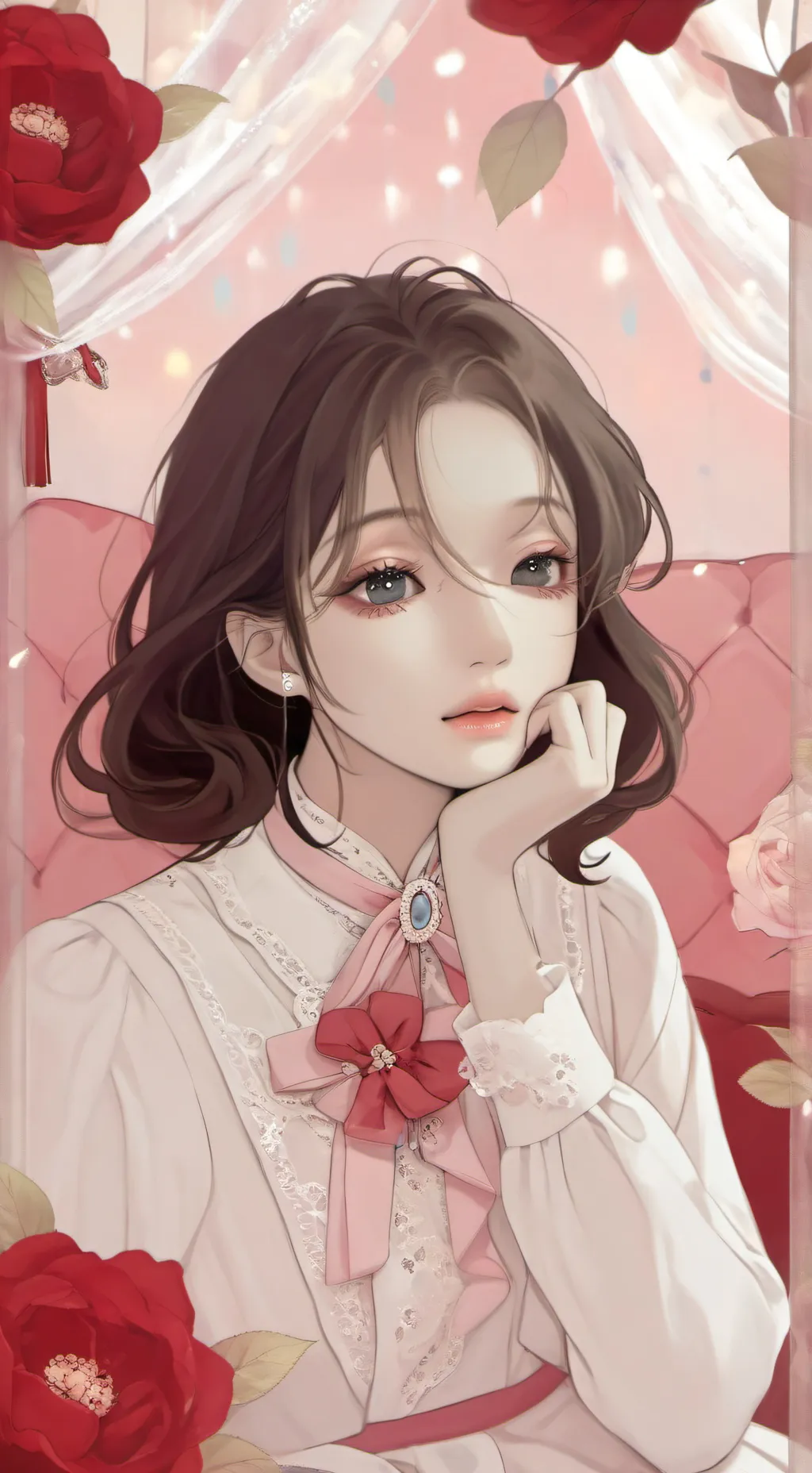 ai character: Jennie Kim  background