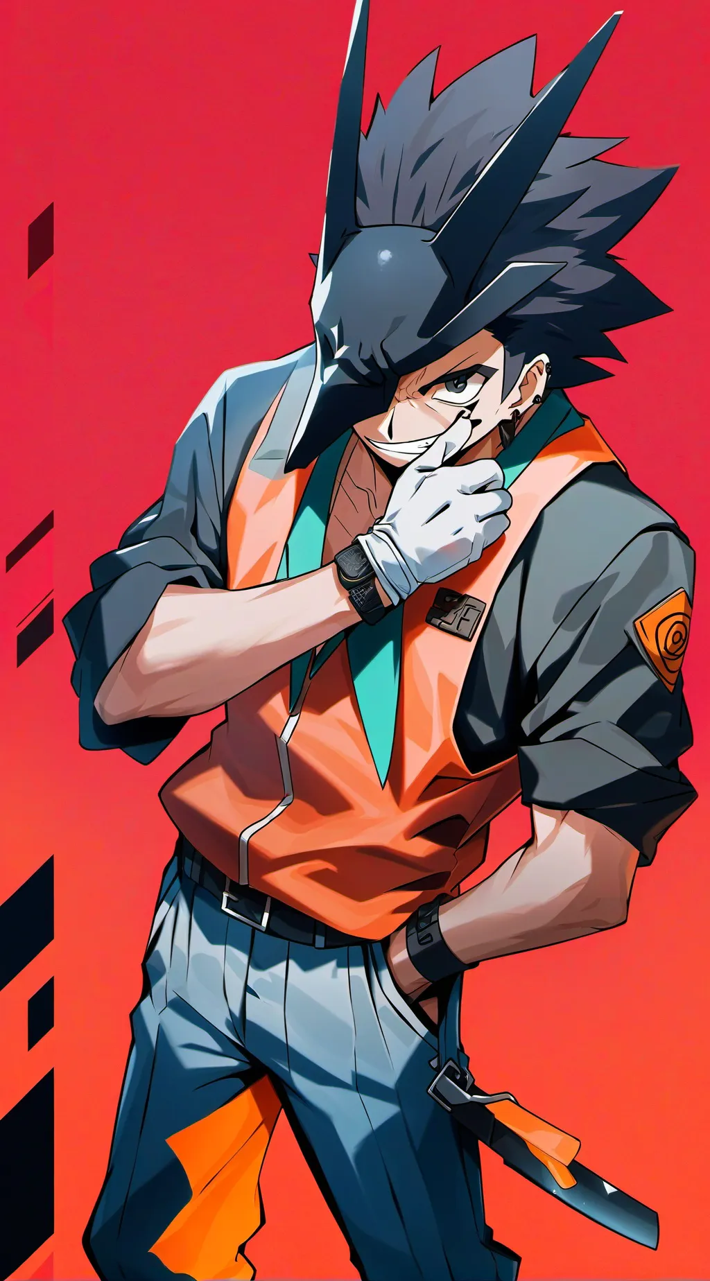 ai character: Luca  background