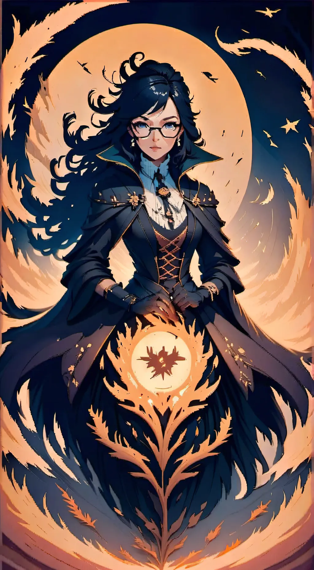 ai character: Bayonetta background
