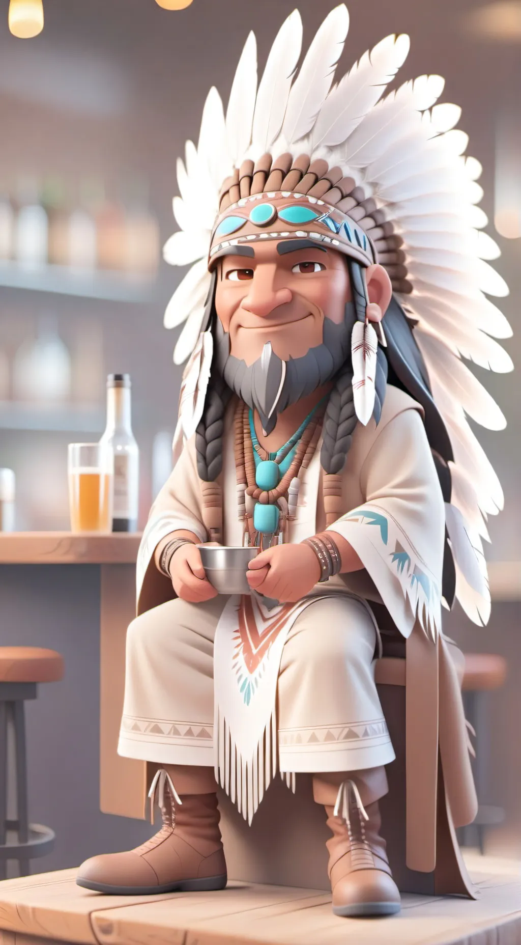 ai character: Flamehawk background