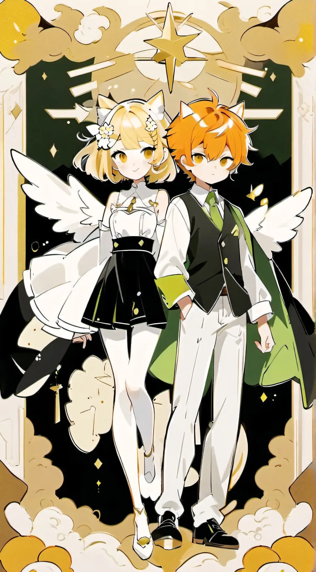 ai character: P.S x M.S. background